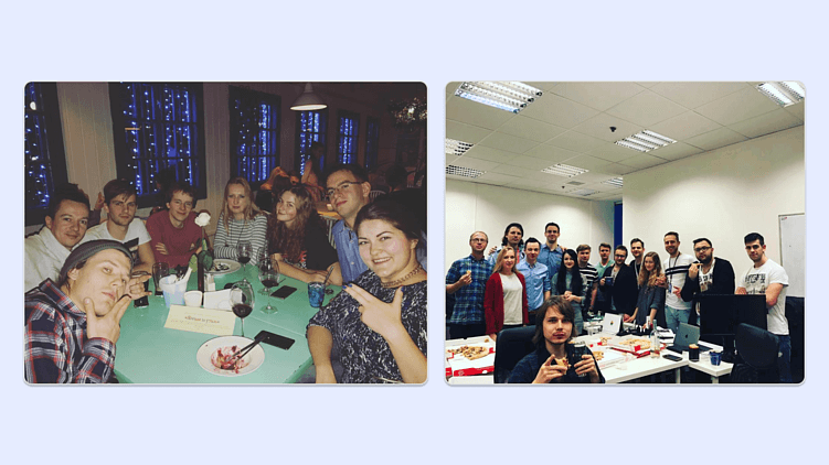 Команда Go Mobile в 2016-м году и отдельный офис