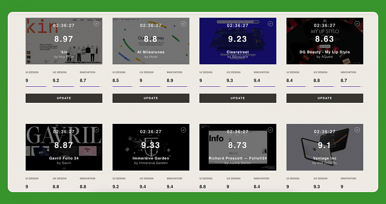 Дизайн-дайджест CSS Design Awards. Декабрь 2024. Номинанты на Сайт Месяца