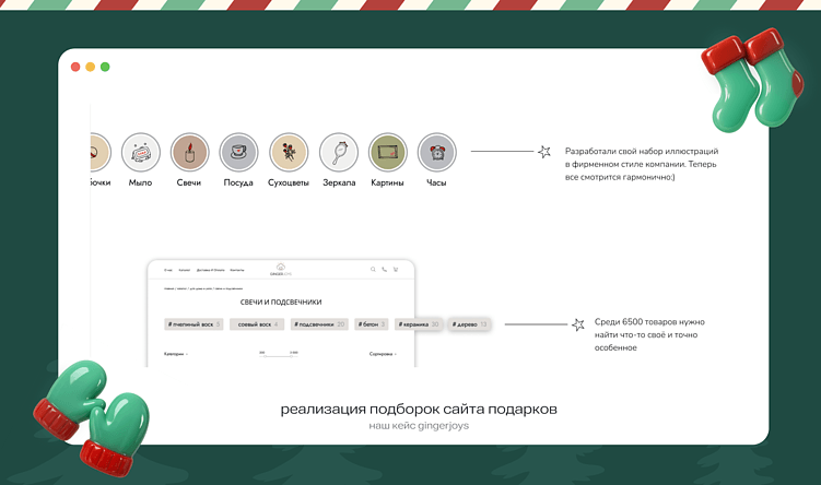 Кейс из нашего 21 года, изучили праздники, так как работали с магазином подарков. Сделали для него подборки в виде знакомых сторис и хэштегов