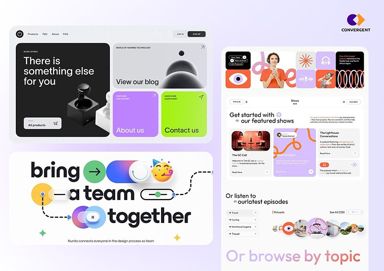 Какие дизайн-тренды 2025 года остаются с нами в 2026: практические инсайты Convergent. Часть 1