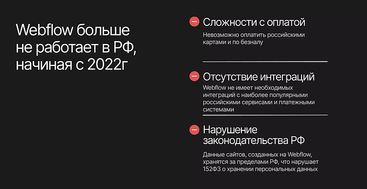 Webflow или Taptop: какую платформу выбрать для создания сайтов в России