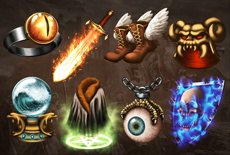 Артефакты из Heroes of might and magic III (но не те, что получает клиент)