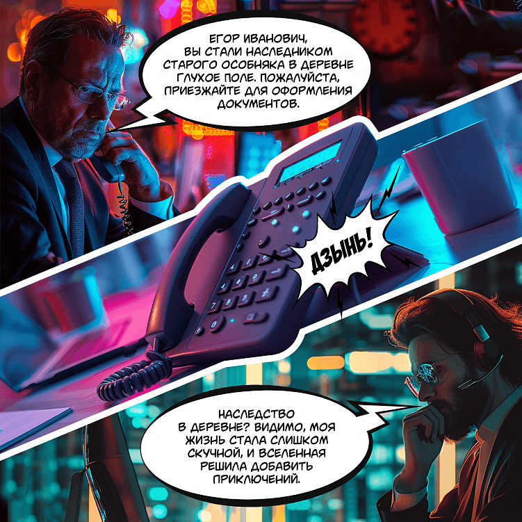 Нейрокомикс от HINT: «Возрождение Глухого Поля»