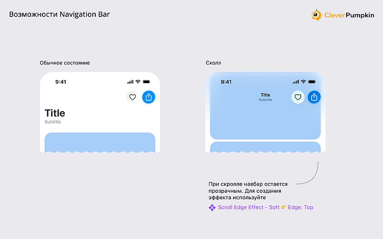«Стеклянный мир» iOS 26. Адаптируем приложение под новые гайдлайны