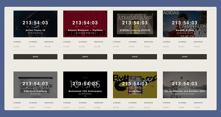 Номинанты на Сайт Года. 2024. Дизайн-дайджест CSS Design Awards.