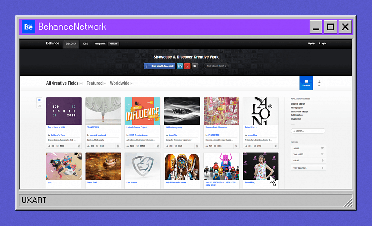 История Behance. От «блокнота», до самого популярного сайта среди дизайнеров | А давайте вспомним...