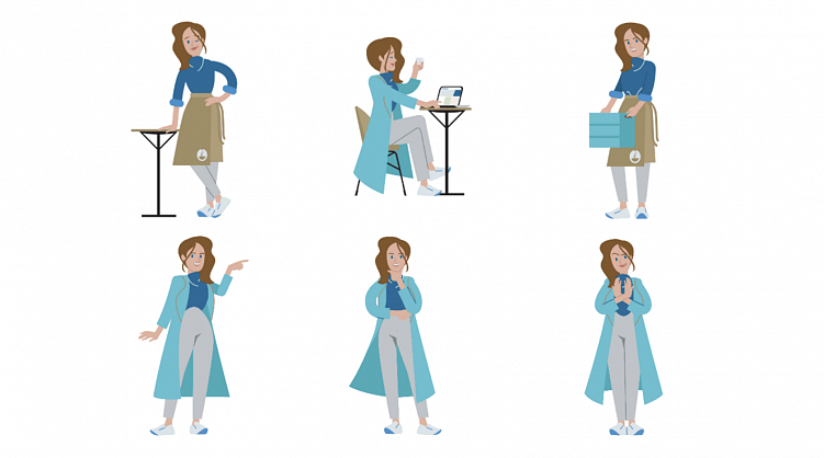 бренд персонаж девушка