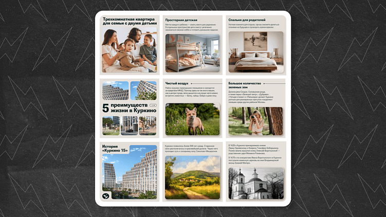 Как мы создавали классный контент, когда у нас было всего 6 рендеров будущего дома