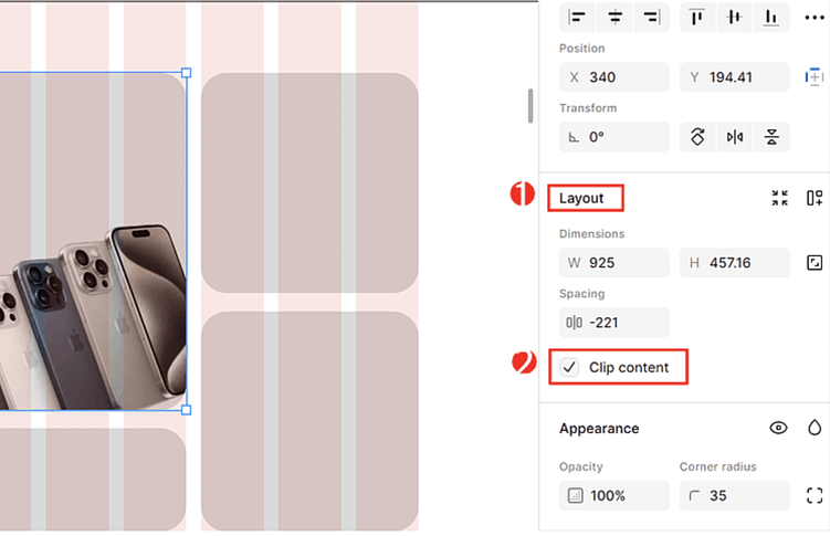 Почему контент «вылезает» за пределы фрейма в Figma и как это исправить
