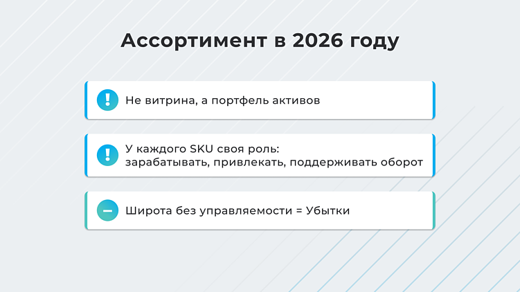Как управлять ассортиментом в 2026 году