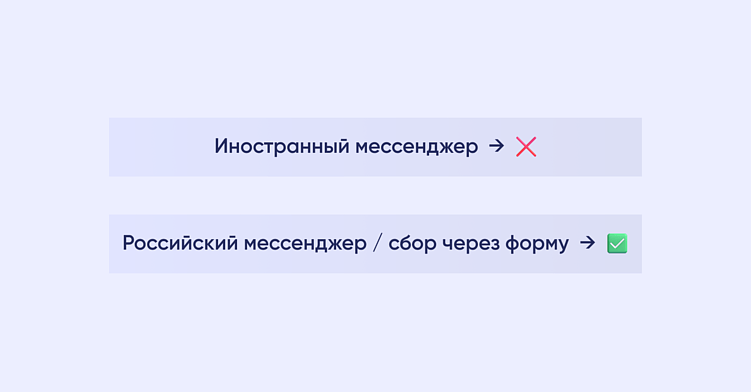 Компании обязаны использовать для первичного сбора и хранения те платформы, сервера которых находятся на территории РФ