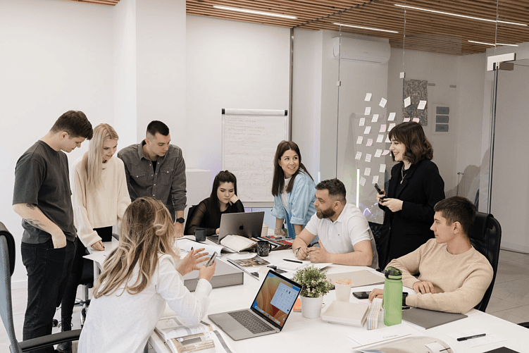 Рис. 3. Обсуждение проекта в формате Agile