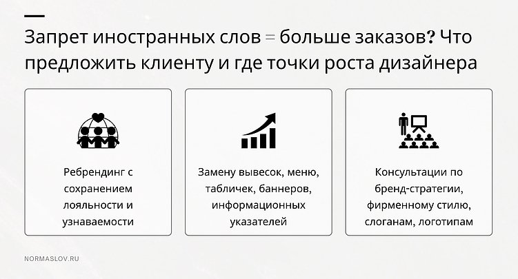 Запрет иностранных слов. Как дизайнеру не подставить заказчика под штраф до 500 000 руб.