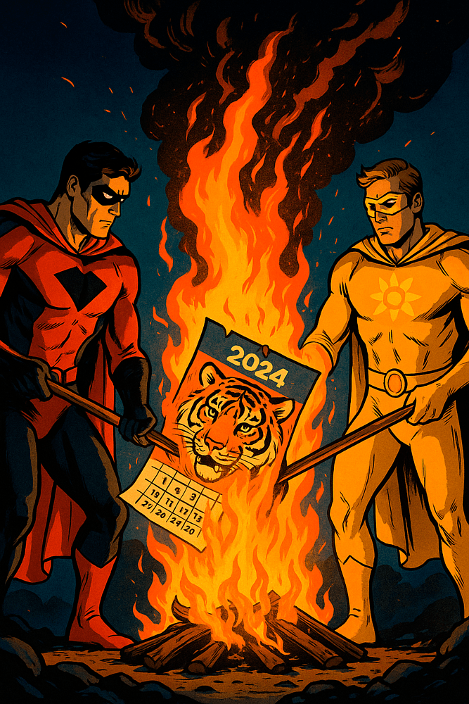 Мы убили календарь с тигром. И победили на всероссийском конкурсе.