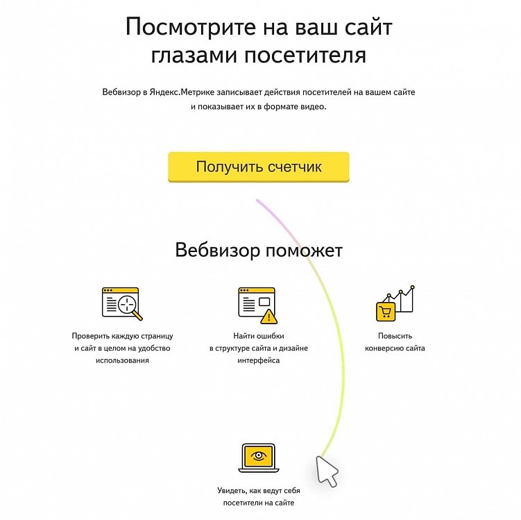 К примеру, с помощью инструмента Вебвизор от Яндекс.Метрики можно увидеть, на какой стадии клиент бросил неоплаченную корзину