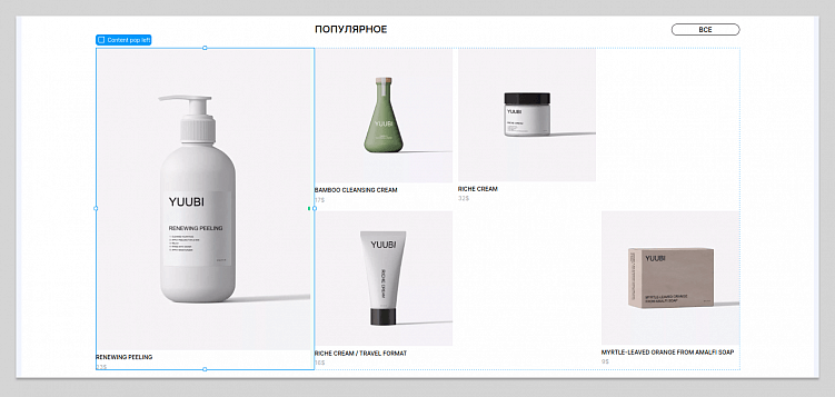 Div-блок, содержащий картинку и два текстовых элемента