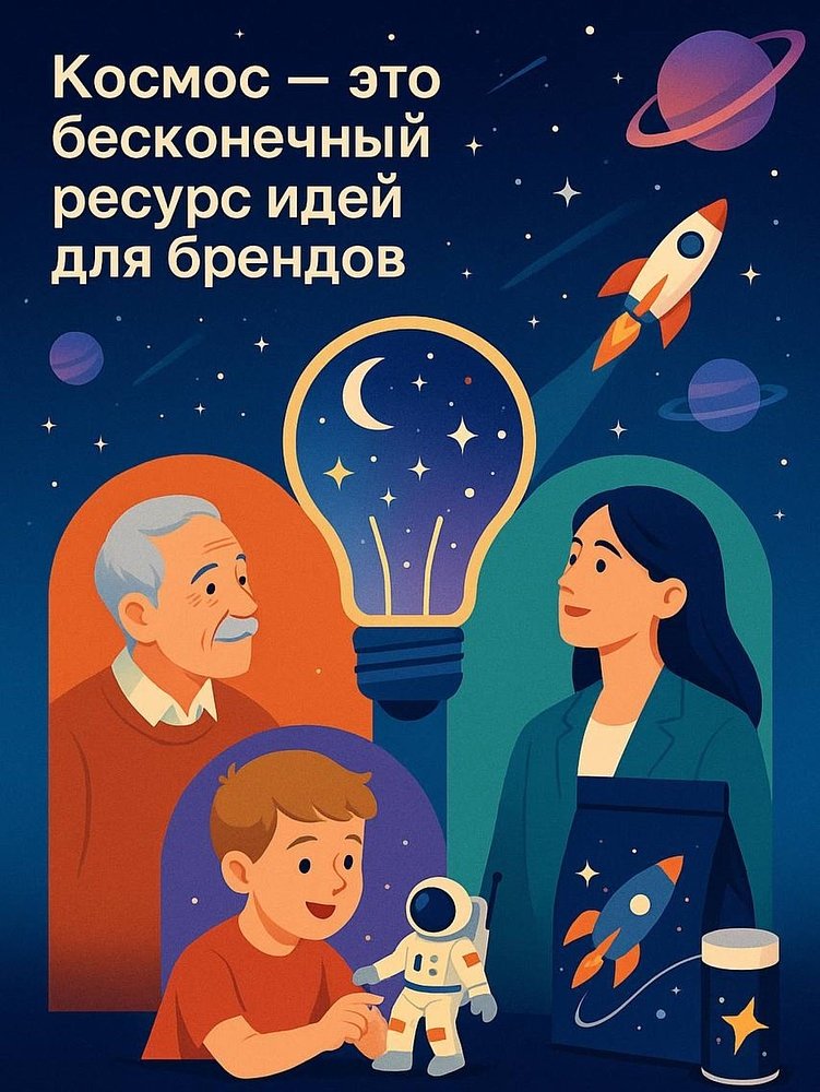 Связь брендов с поколениями через космос