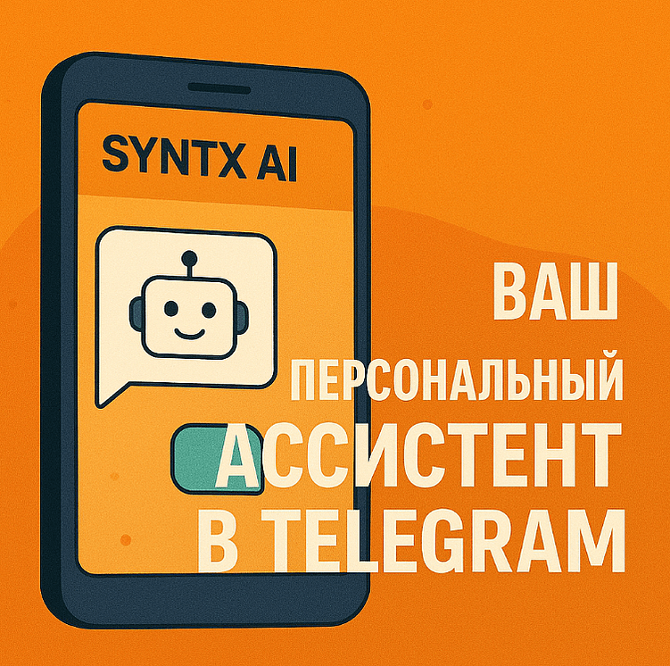 SYNTX AI — нейросеть в телеграм боте, которая умеет всё: создавать тексты, генерировать видео