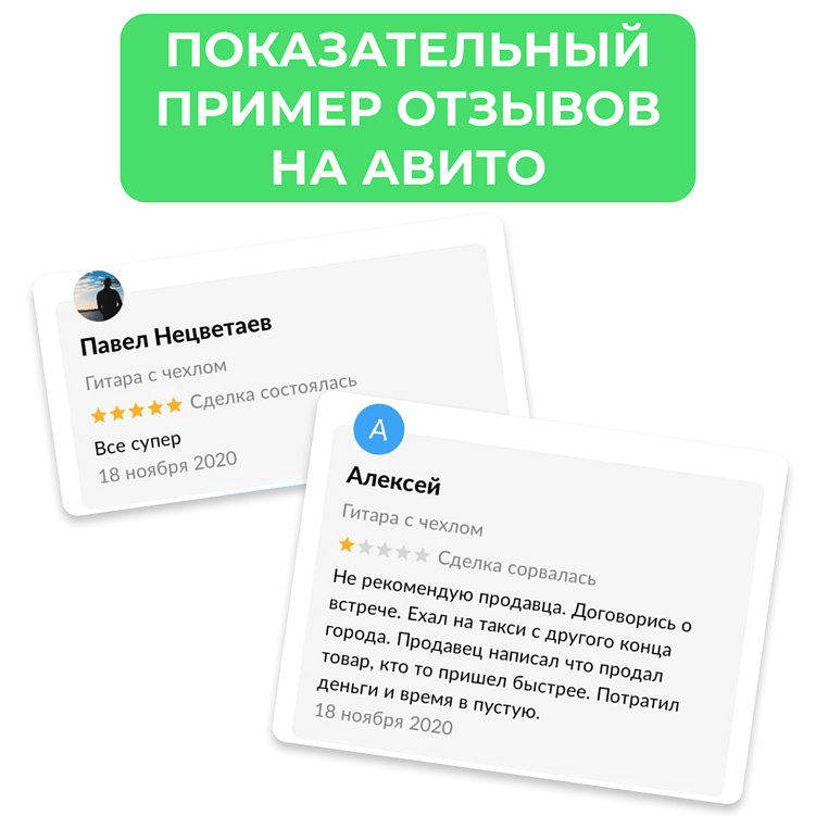 Отзывы на Авито: где смотреть, как отвечать и на что влияют