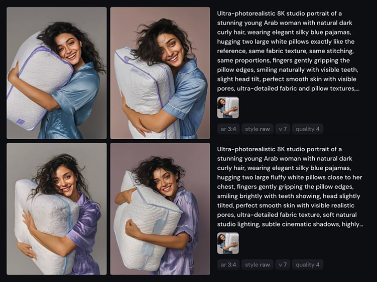 Попытки генерации изображений в Midjourney