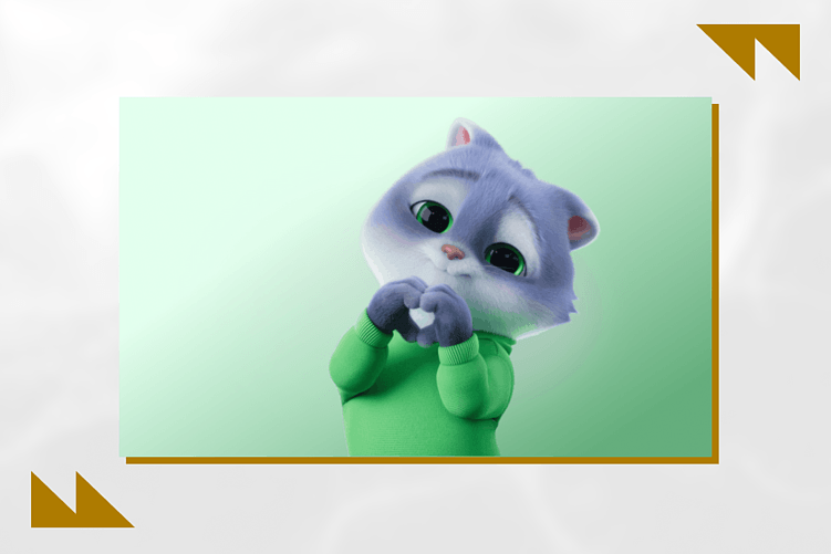 CберКот — цифровой амбассадор Сбера и, по мнению бренда, «самый финансово грамотный котан на свете». Источник: sberbank.com