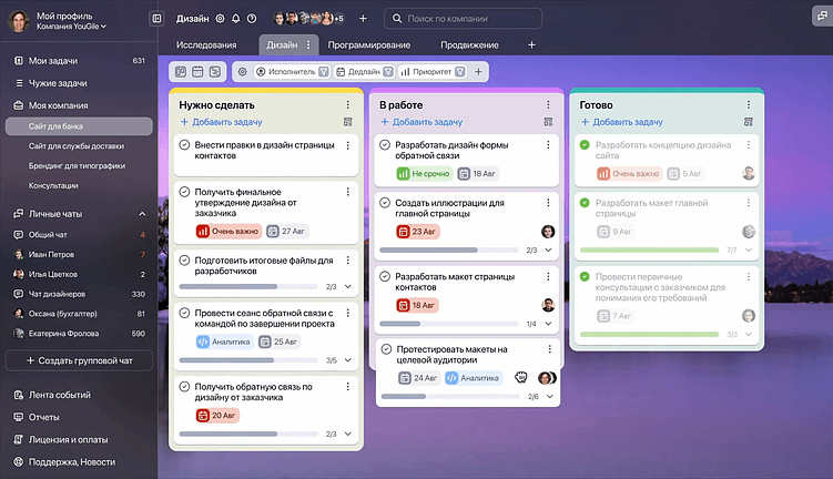 Планировщик задач: обзор 5 российских инструментов