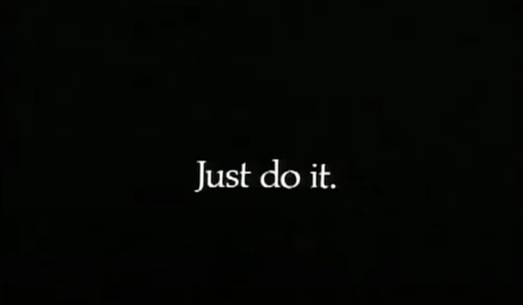 Первый ролик Nike Just do it, 1988