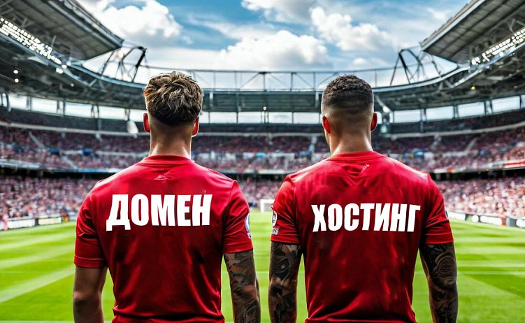 Домен и хостинг: разработка сайта под ключ. Сгенерировано в нейросетях