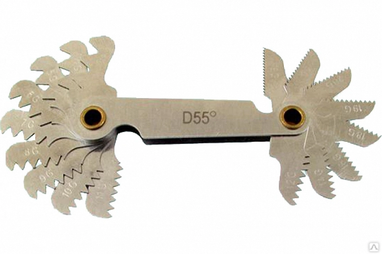 Измеритель резьбы помогает отпределить шаг и толщину резьбы