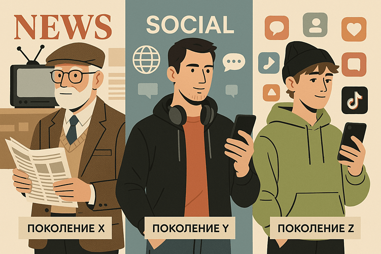 Маркетинг разных поколений: отличия в стратегиях для поколений X, Y, Z