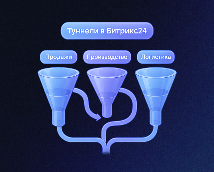 Туннели продаж в CRM: связка производства, логистики и продаж в единую систему
