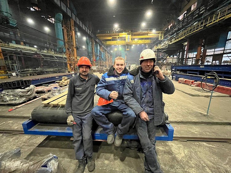 Пример фото с реального процесса наладки инженером 