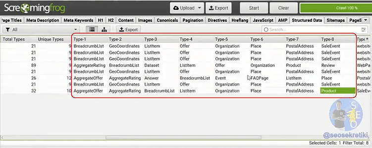🐸 Как проверить микроразметку конкурентов с помощью программы Screaming Frog SEO Spider