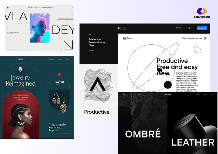 Какие дизайн-тренды 2025 года остаются с нами в 2026: практические инсайты Convergent. Часть 1