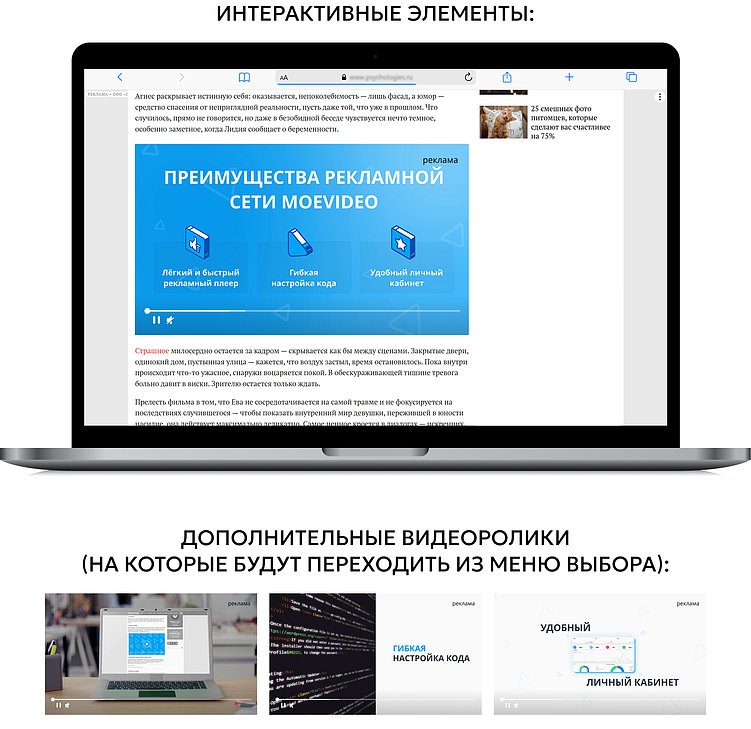 Пример интерактивного видео