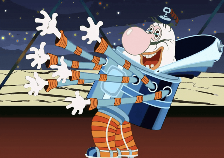 Кадр из мультфильма «Тайна третьей планеты»