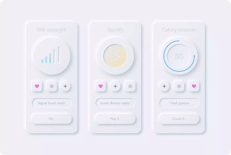 Источник: https://uxdesign.cc/the-bad-neumorphism-tutorial-e009fea0ade8