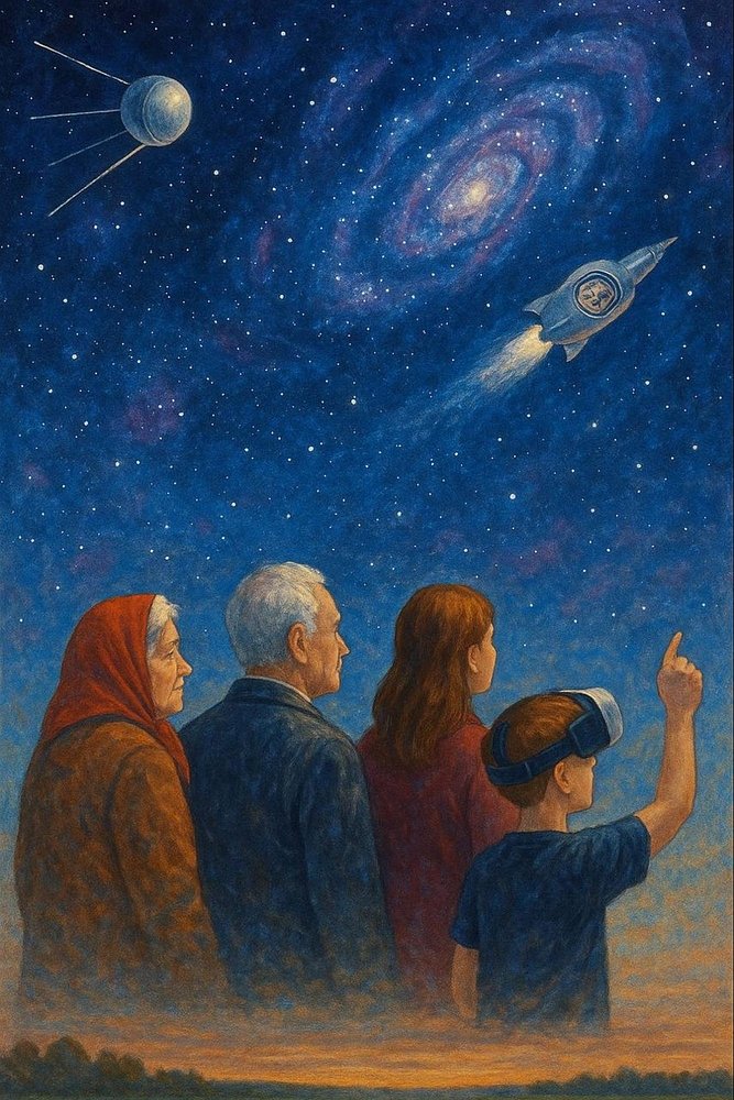 Связь брендов с поколениями через космос