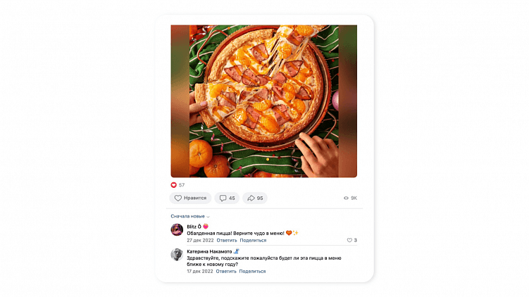 Зачем пицце игра в VK? Кейс для Dodo пиццы (с мандаринами, да!)