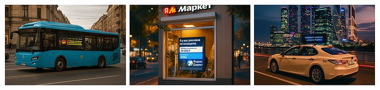 Наружная реклама в «Яндекс Директе»: от уличного экрана до онлайн-корзины