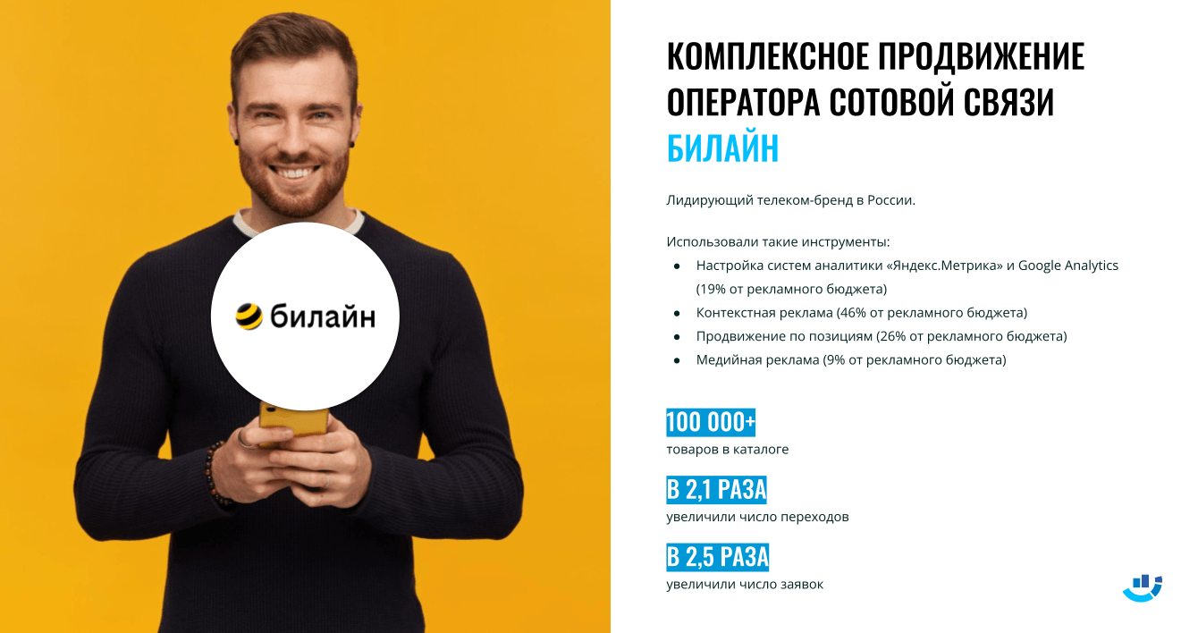 [Кейс] Комплексный маркетинг для компании «Билайн» или как зажужжать вдвое больше клиентов
