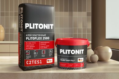 Редизайн упаковки эпоксидной затирки для швов Плитонит