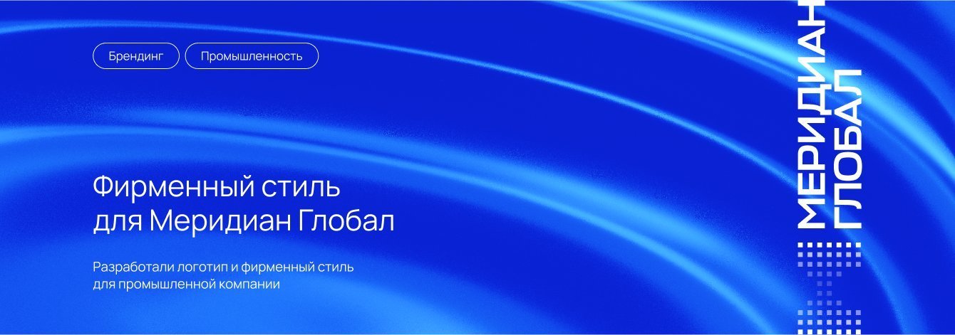 Фирменный стиль для Меридиан Глобал