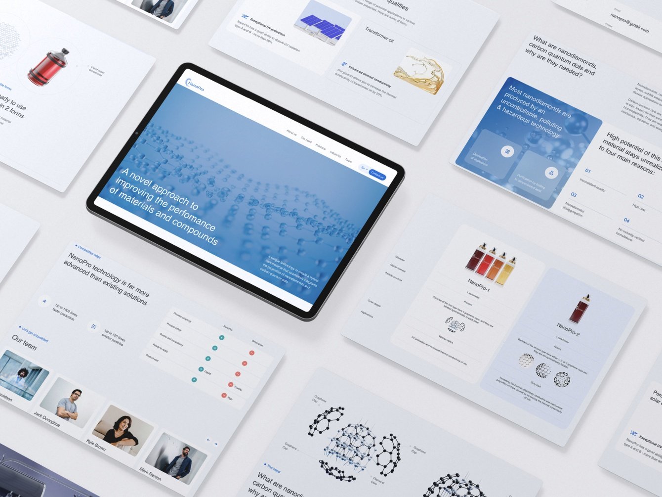 Лендинг для технологического стартапа