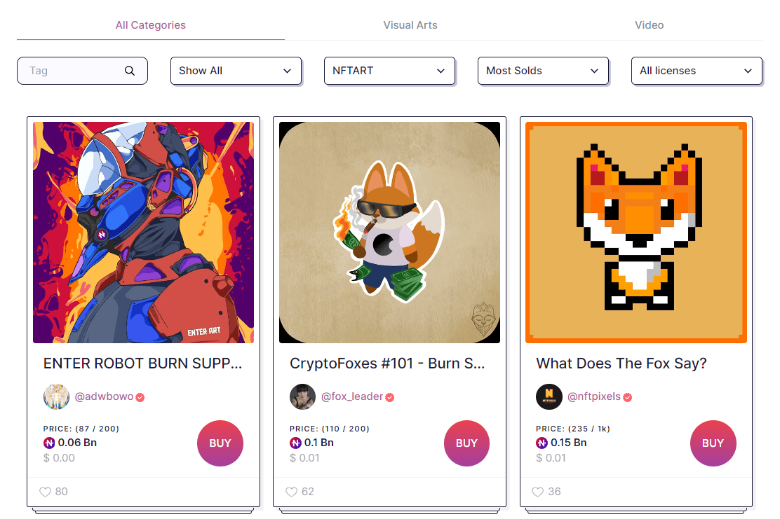 Маркетплейс NFT