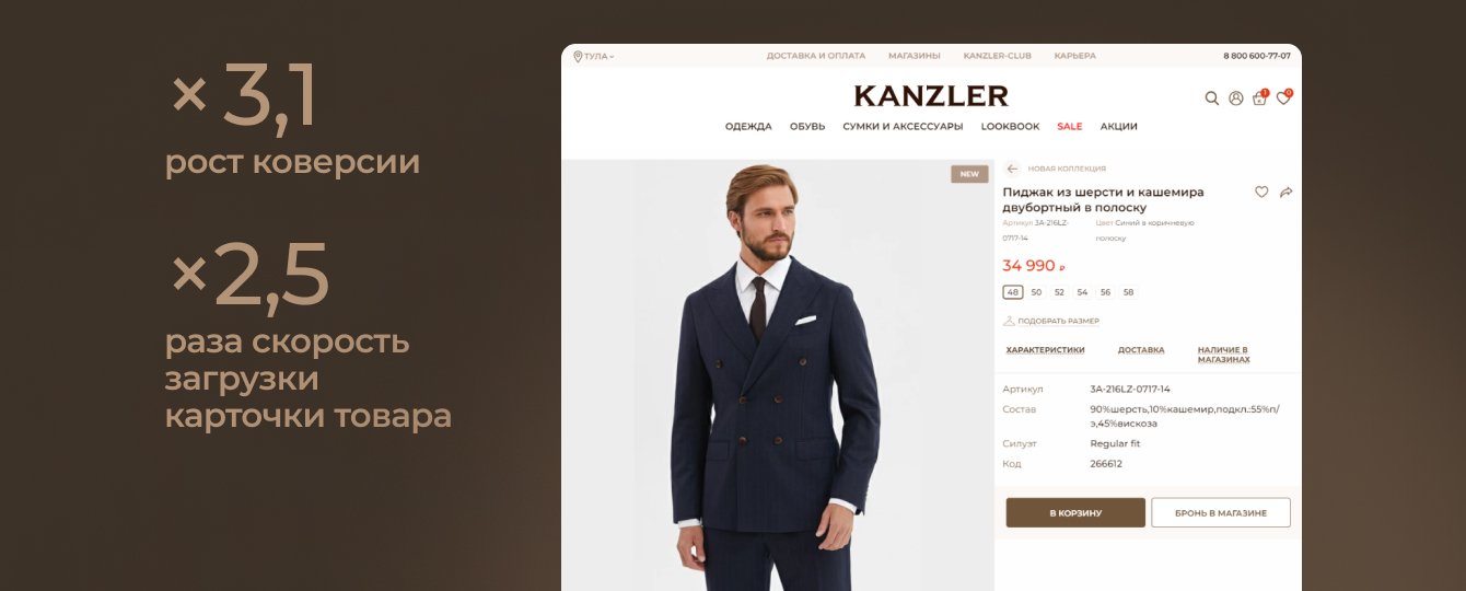 Увеличили конверсию карточки товара интернет-магазина
