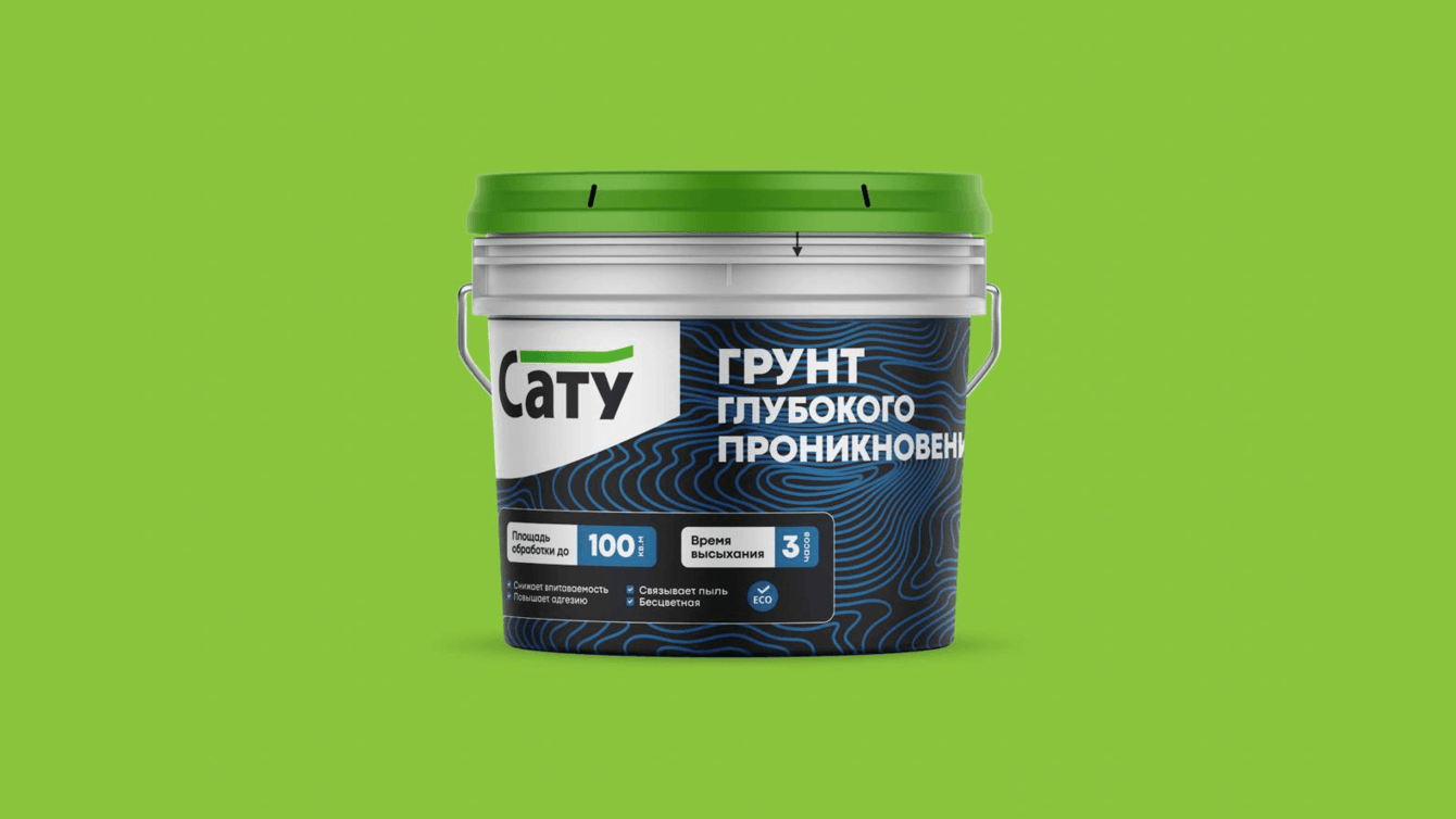 Разработка упаковки строительных материалов Сату