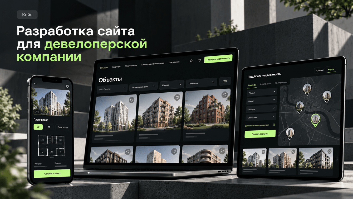 Сайт для застройщика