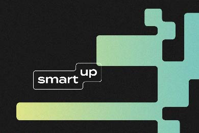 Логотип и фирстиль для IT-бренда Smartup