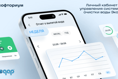 Личный кабинет для управления системами очистки воды «Экодар»